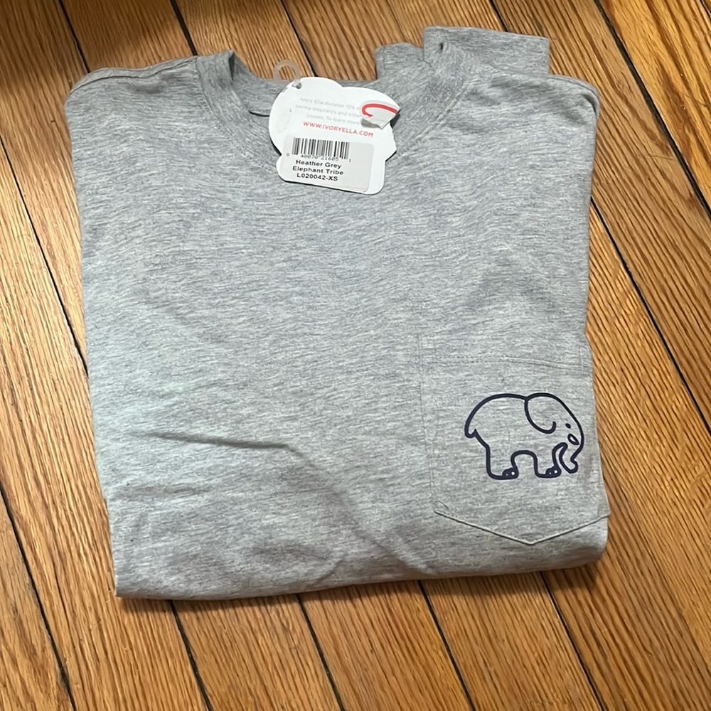 Gray ivory Ella shirt